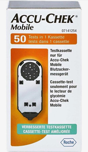 Accu chek mobile glucose blood - accu-chek,