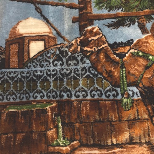 Tunisian woven tapestry - tunisian,