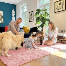 Large Rug Anti Slip Fluffy Rug