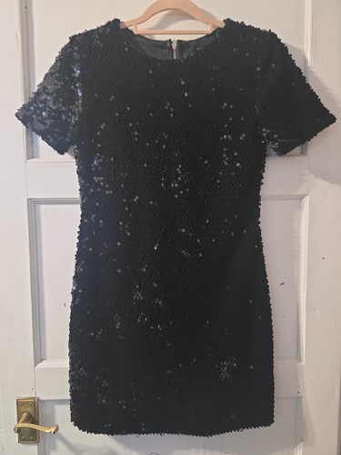 Topshop black sequin velvet - sequin,