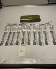 Christofle Marly Silver Plate Dessert Forks x12 – Boxed – France – Vintage