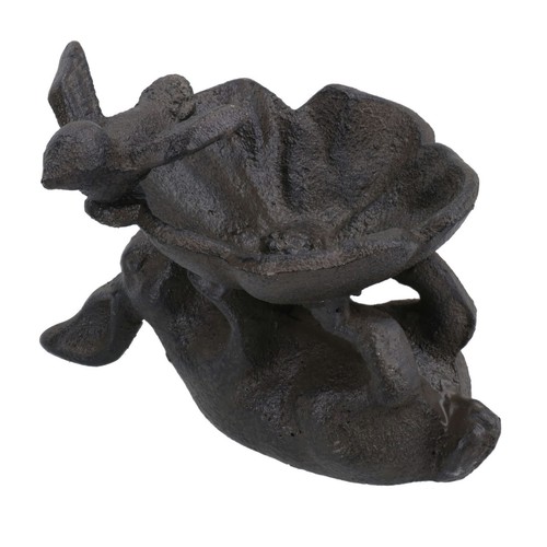 Rabbit bird bath - bird,