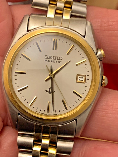 Seiko kinetic 5m22 7a80 - 5m22-7a80, men's
