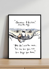 A4 Framed The Boy The Mole The