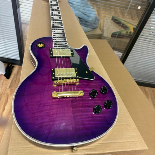 Purple electric guitar - purple,