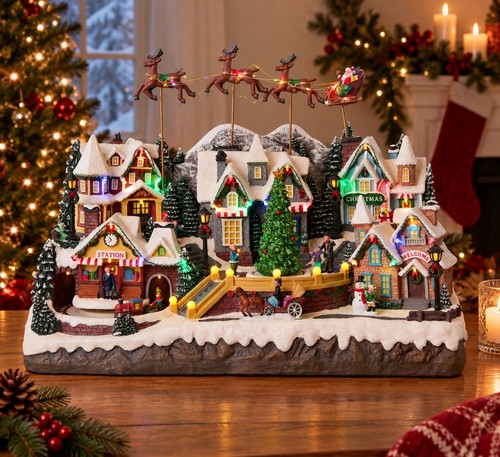 Large animated led - large, santa