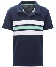 New Hugo BOSS mens blue beach
