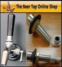 Beer Tap NukaTap Flow Control Stainless Steel Faucet & Shank Kegerator Home Bar