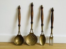Antique brass four-piece
