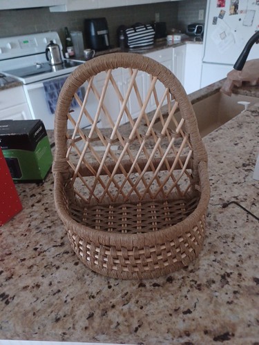 Vintage wall hanging basket - hanging, /