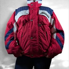 vintage 80s Descente red ski 2