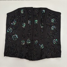 Warehouse 90s Y2K Black Beaded