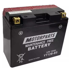 YT12B-BS Battery Motorparts Mf Ducati Hypermotard 821 821 2014 YT12B-4 0012550