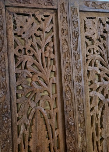 Antique hand carved teak wood - hand,