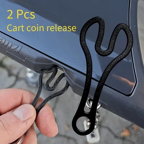 2pcs shopping trolley token - 2pcs,