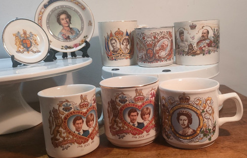 Royal memorabilia mugs cups - mugs,
