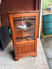 Ducal Pine Hi-Fi Cabinet Glass