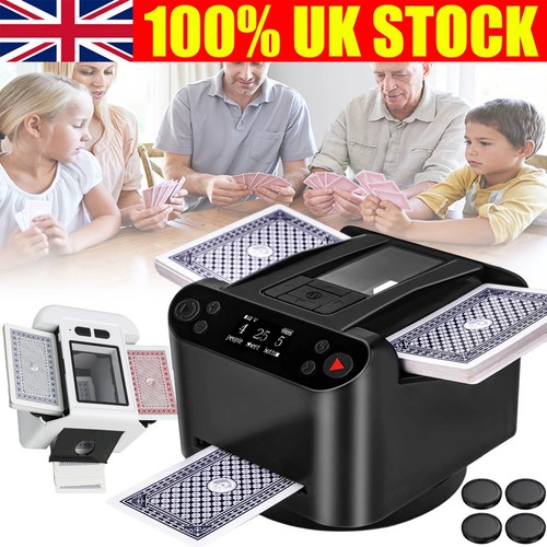 Automatic card shuffler - card,
