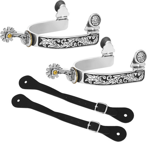 Pair western cowboy spurs - cowboy,