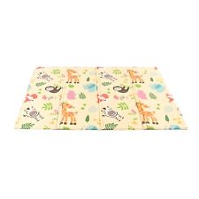 KandyToys 120 x 90cm Folding Nursery Wildlife Baby Play Mat - Grade B