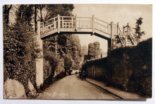 Postcard shere the bridge - -, shere,