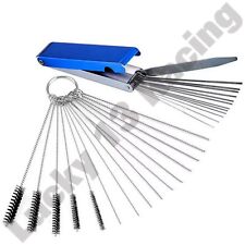 Carb jet needle cleaning tool