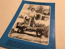 Bob Andrews ZTR Zero Turn Mowers Original 1970s Sales Brochure