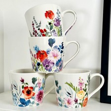 Floral Meadow Mugs Set 4 400ml
