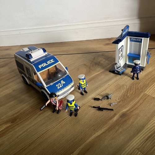Playmobil police van play - police,