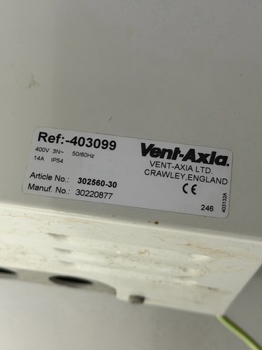 Vent axia fan speed controller - fan,