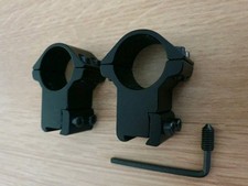 2pc 25.4/1" Scope Mounts.  11mm Dovetail, 20mm High.  Position Lock On Rear