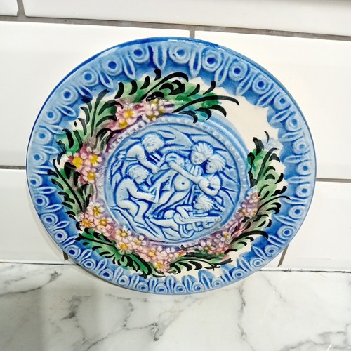 Vintage majolica cherubines - vintage,