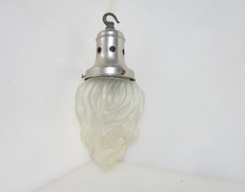Vintage glass flame light lamp - glass,