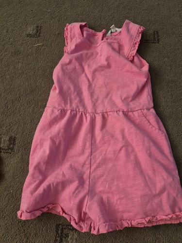 Pink girls jumpsuit age 6 - girls, 5-6