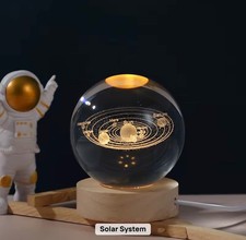 Crystal night light with - crystal,