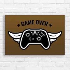 Game Over Retro Gaming Sepia