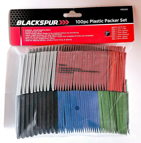 100 plastic horseshoe packers - 100,