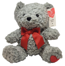Grey Teddy Bear with Love –