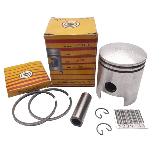Yamaha 100 yb100 piston kit - piston,
