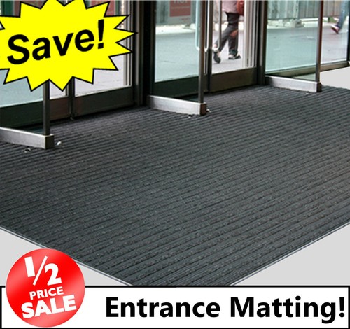 Black coir entrance matting - entrance, matting!