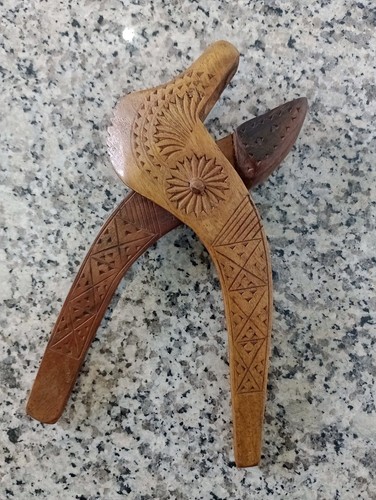 Vintage wooden hand carved - hand,
