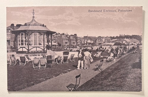 Postcard bandstand enclosure - postcard:,