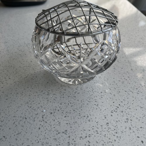 Lead crystal rose - crystal,