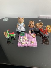 Sylvanian Families Picnic In The Park With Foxes And Accessories