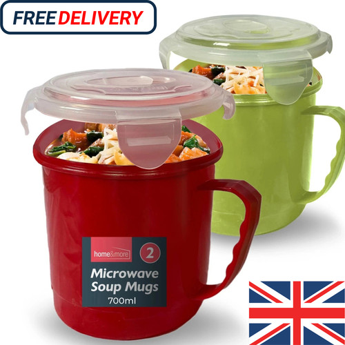 Microwave soup mug 700ml - microwave,
