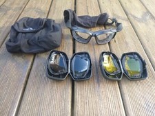 BRITISH ARMY ESS V12  BALLISTIC TACTICAL GOGGLES MILITARY SURPLUS CADET AIRSOFT