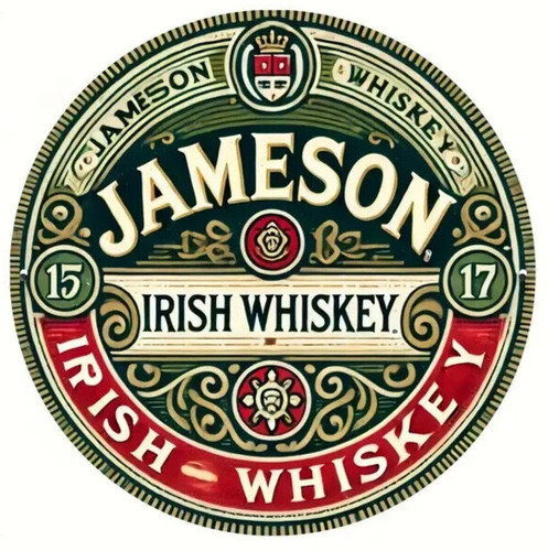 Whiskey plaques metal sign - -,