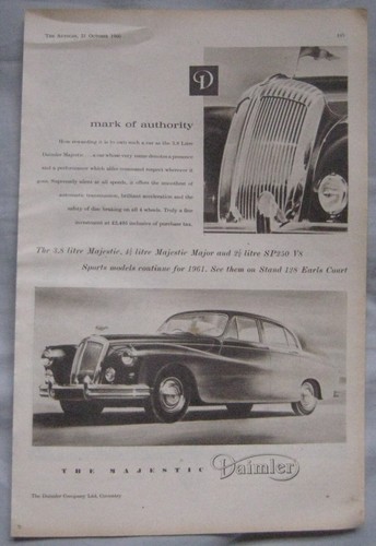 1960 daimler majestic - daimler, original