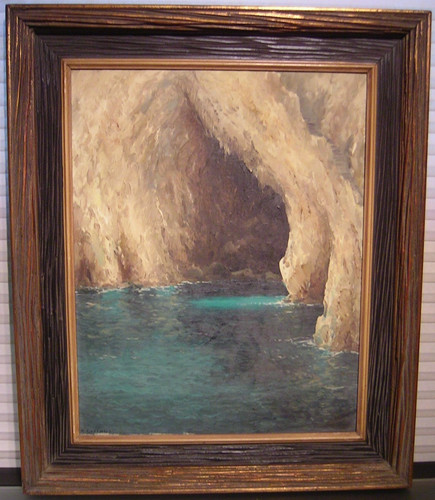 Vintage italian oil - vintage,