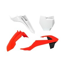 Racetech Plastic Kit OEM 16-18 / KTM Orange / White Fits KTM 65 SX 2016-2020